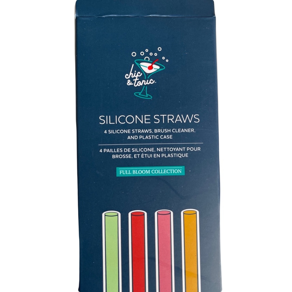 4 Pack Silicone Straws - Fab Fit Fun